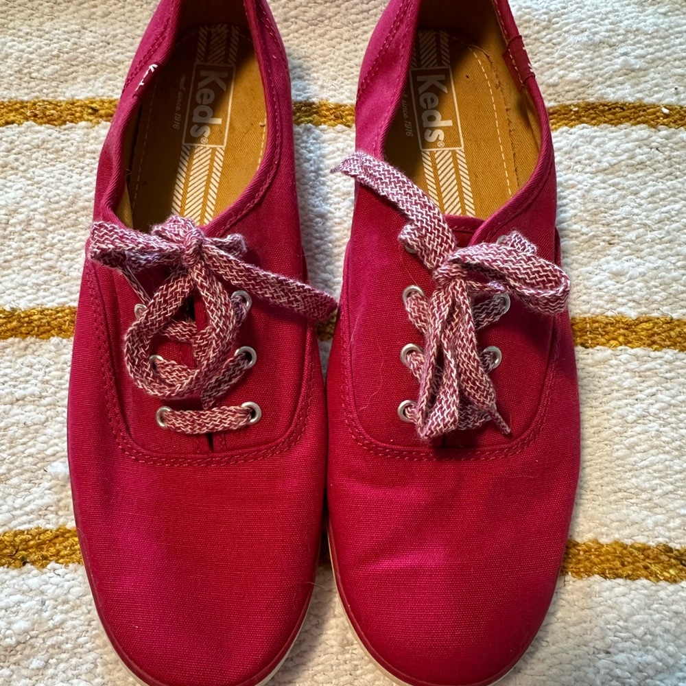Keds Pink Canvas Sneakers
